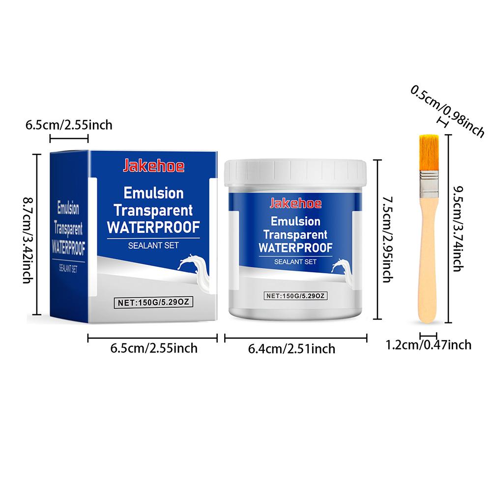 Transparenter wasserdichter Kleber-Wandbelag, wasserdichtes Dichtungsmittel für Badezimmer und Küche