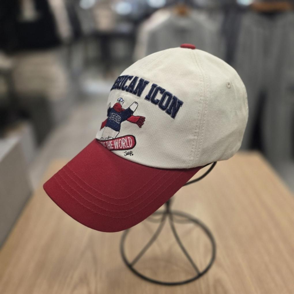 Jeep Snowboard Bear Color Block Ball Cap_JP4GCU052