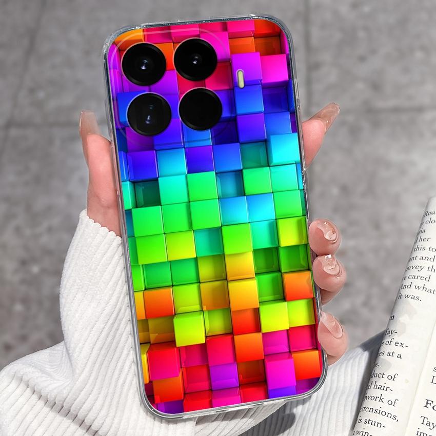 For Xiaomi 17t 17T 17 Pro 17Ultra 17 Max Phone Case For Redmi 17C 17 4G 5G Gradient Colors Soft Slim TPU Transparent Silicone Anti Fingerprint Housing