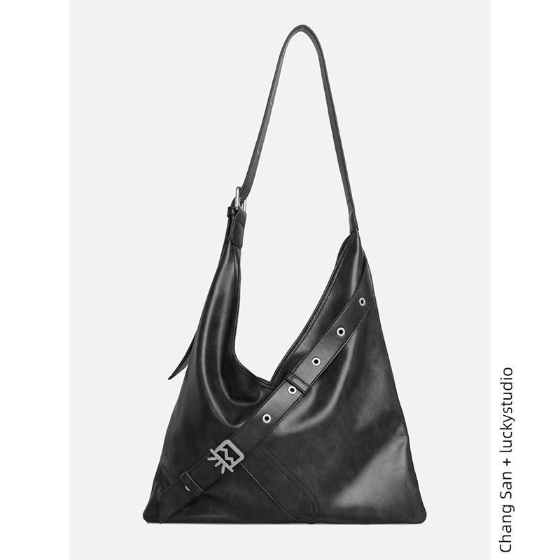 

Kikawa Card Original Design Belt Buckle Locomotive Underarm Bag Black