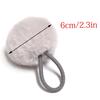 Imitation Rex Rabbit Fur Scrunchie: Cute, Versatile Pom-Pom Elastic Hair Tie In Matching Colors