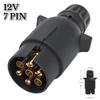 Set Priză și Ștecher 12V cu 7/13 Pini pentru Remorcă Stecher Remorcă Rulotă Priza Rulotă Conector cuplare Remorcă Auto Stecher EU