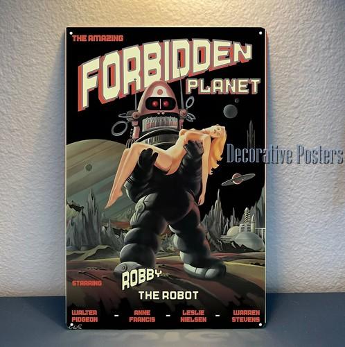 Forbidden Planet Movie Metal Poster Collectable Tin Sign xcm Plate 20x30cm(7.8x11.8inch)