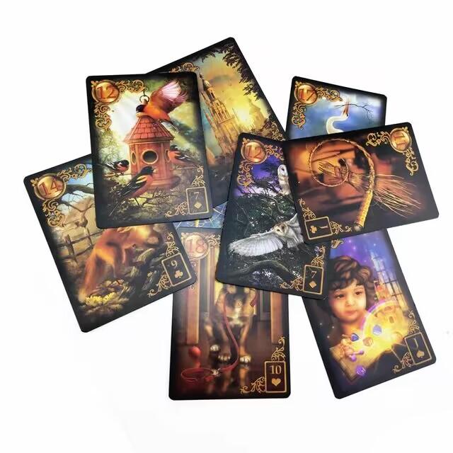 Reverie Lenormand Tarot Deck 47 Cards Fate Divination Tarot Card Board Game