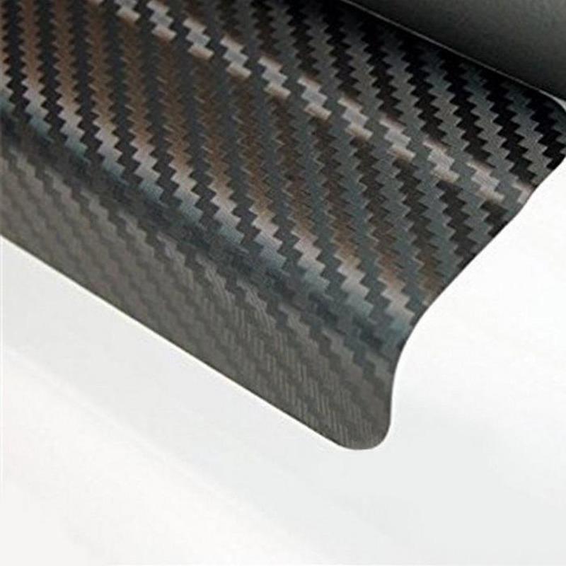 4ks/sada Univerzální samolepky na auto Samolepky na auto na prahu proti poškrábání Carbon Fiber Auto Stickers