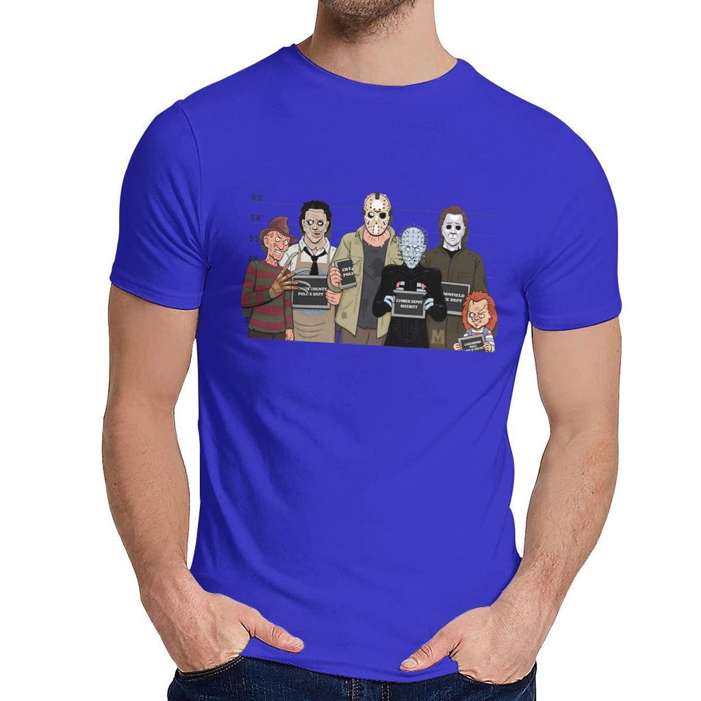 O Neck Stephen King Horror Tee Usual Suspects Serial Killers Horror Movie T Shirt Arrival