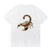 Golden Scorpion 3d Printed TShirt Summer New ONeck Short Sleeve Tee Fashion Casual Sports Breathable Clothing Tshirt