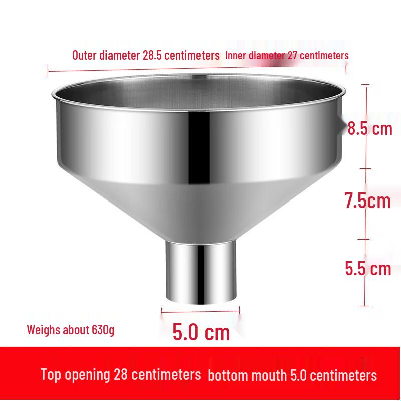 201 Stainless Steel Large Filling Funnel