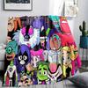 Teen Titans Go Character Blanket, Youth Throw for Home Decoration, Exclusive Gift for Modern Cartoon Fans.chl