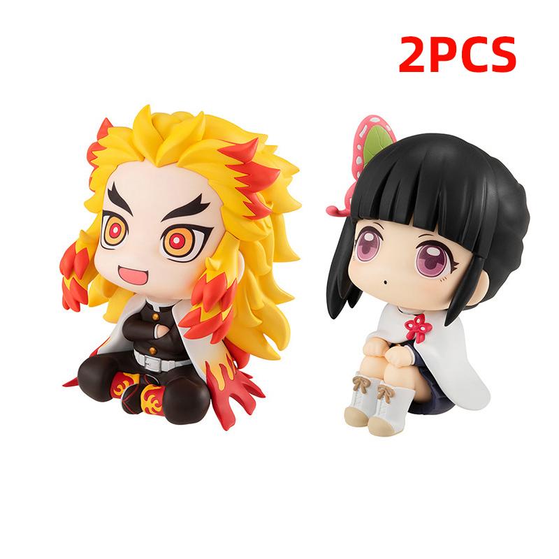 Anime Figure Demon Slayer Nezuko Tanjirou Zenitsu Inosuke Kyoujurou Kanawo Action Figures Model Doll Toy Desktop Ornament Gift