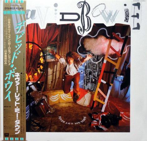 LP Record DAVID BOWIE - Never Let Me Down EYS91221 EMI 1987 Japan Obi Rock Used