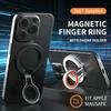 Cellphone Finger Ring Magnetic Holder for Magsafe Strong Magnet Bracket 360° Rotation Folding Stand for iPhone 17 16 15 Samsung