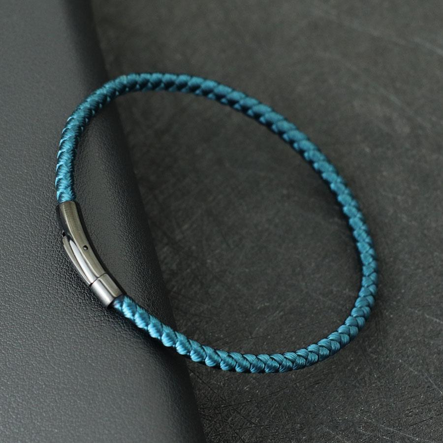 Fashion Grade A Keel Rope Bracelet Unisex Stainless Steel Buckle Wrap Braslet Leisure Pulseira Friendship Braclet Fabric Joias