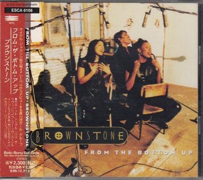 CD BROWNSTONE  From The Bottom Up ESCA6108 Epic 1994 Japan Rap  HipHopRB Used