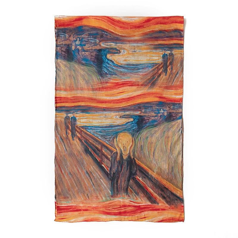 New 100% mulberry silk  premium gift scarf