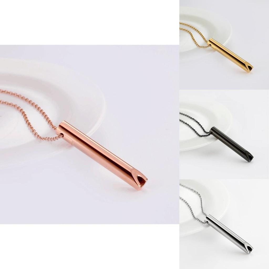 3d Shift Delightful Breathing Necklace In Stainless Steel With Adjustable Length Everyone For