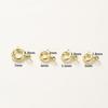 10 Stück/ 14K 18K Gold Runde Federstecker Mit Öse Offener Verbindungsverschluss Für DIY Schmuck Halskettenkettenherstellung Zubehör
