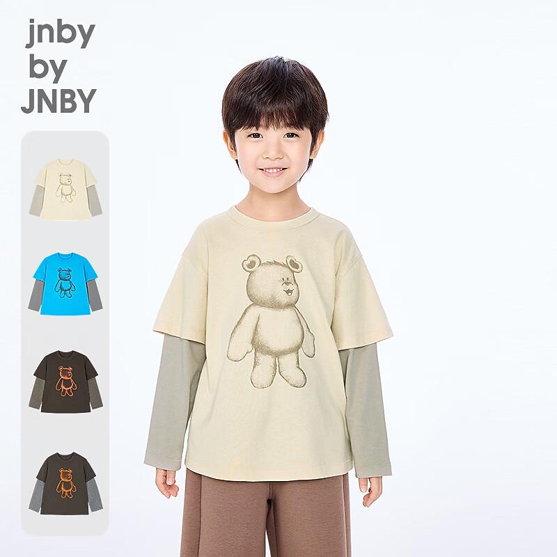 

JNBY Kids Unisex Long-Sleeve Cotton T-Shirt 150