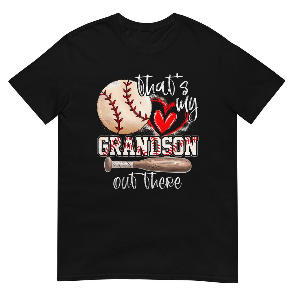 Thats My Grandson Out There Baseball Grandma Mothers Day TShirt