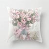 Rose Flower Cushion Cover Nordic Style Home Wedding Decoration Sofa Bed Car Pillowcase Pillow