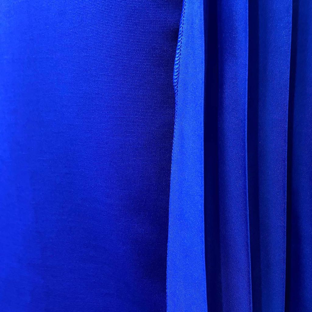 Artı Boyutu Kadın İlkbahar Sonbahar Pilili Yarık Uzun Kollu Elbise Bayanlar Moda Tek Parça Katı Yuvarlak Yaka Kılıf Elbise