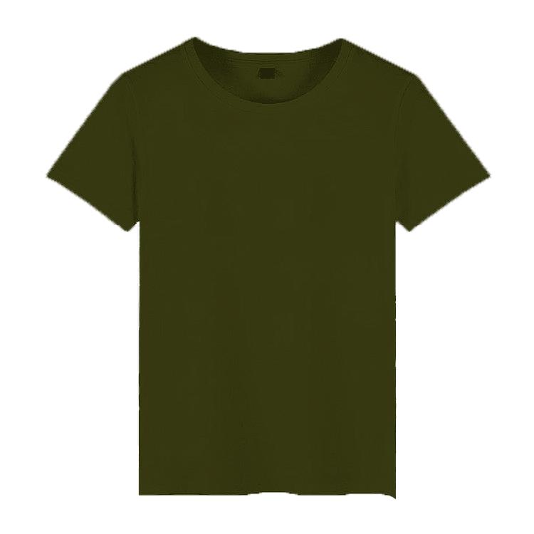 

Youth Trendy Plain Short Sleeve Men s T-shirt with Customizable Patterns XL армия зеленый