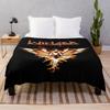 Phoenix Chrome Hard Rock Music Band Throw Blanket