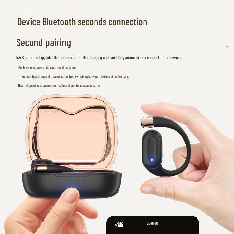OWS08 Open-Type Air Conduction Clip-On Wireless Bluetooth Earphones
