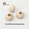 Retro Braune Geometrische Holzperlen für Minimalistischen DIY Schmuck