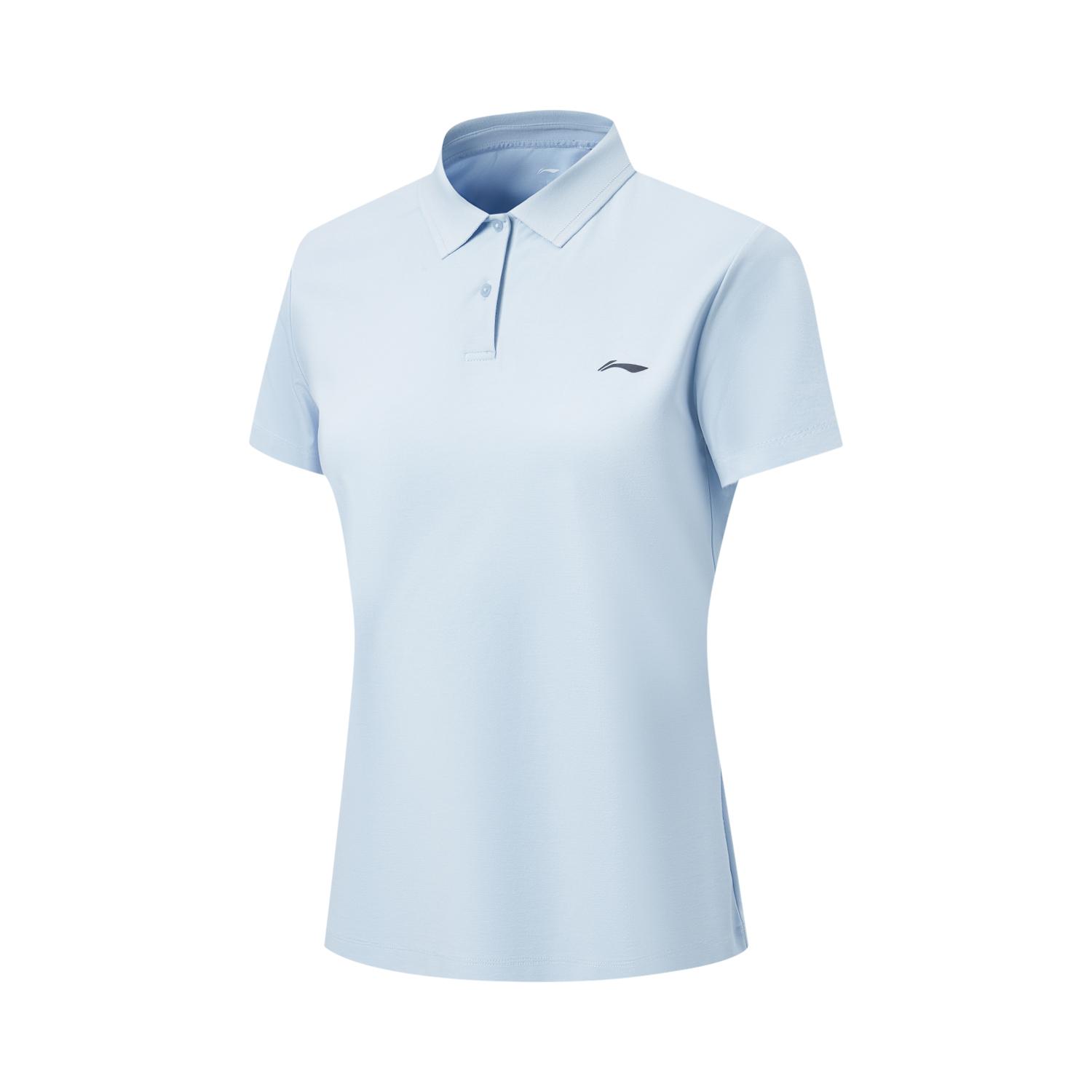 Li-Ning Quick-Dry Cool Fitness Series Logo Polo Shirt Women tops APLW146-7 S