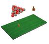 Golf Practice Mat with 30 Urethane Balls, Perfect for Indoor and Home Practice, Artificial Turf, 30x60cm (Solid Color)