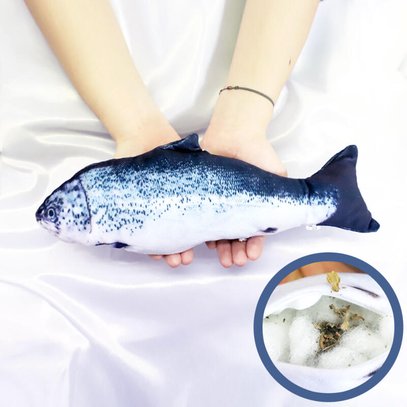 Fish Catnip Toy 30cm (Bluefish)