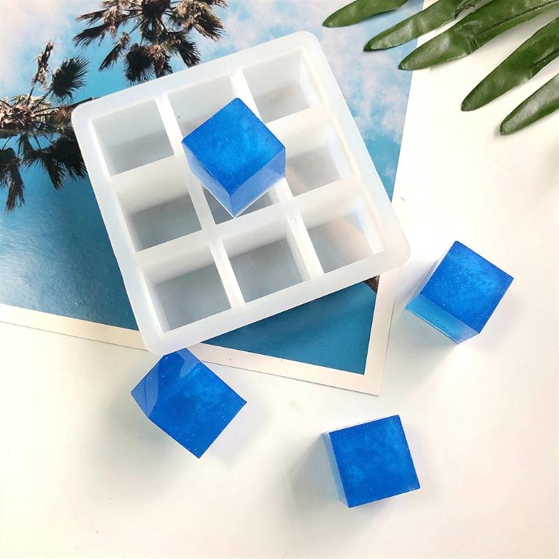 Small Cube Shape Decoration Silicone Mold Is Suitable for Resin Epoxy Resin Diy Crafts Jewelry Making Home Decoration