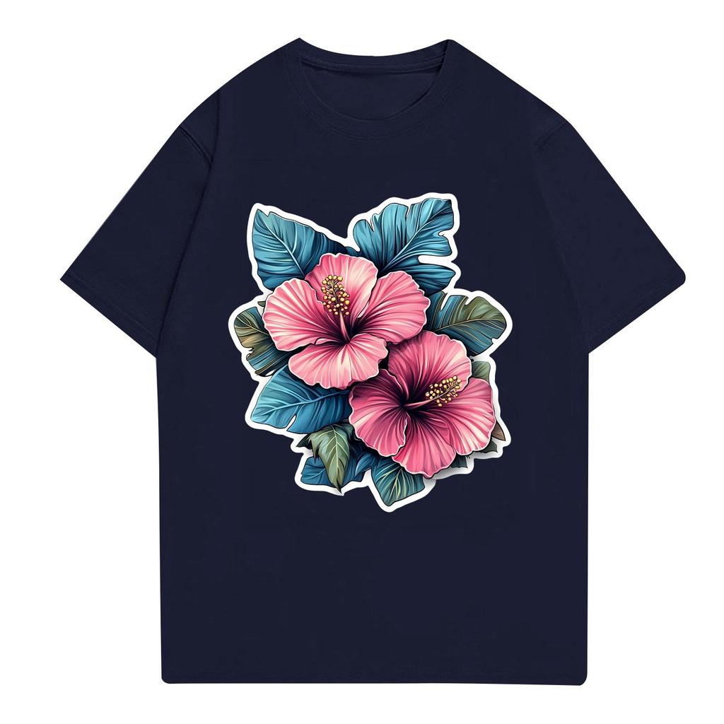 Herren Stehkragen Kurzarmhemd Lose Freizeit Urlaub Hemd Mann