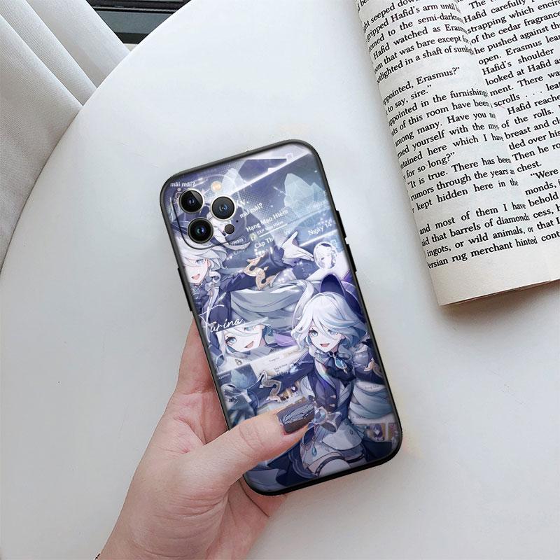 Genshin Impact Furina Phone Case for Motorola Moto Edge 60 60s 70 G86 G56 G54 E14 G04S G45 G54 G64 Pro Power Neo Fusion