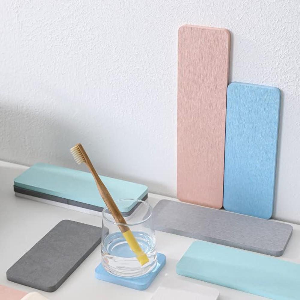 Natural Material Drink Coasters Diatomaceous Earth Water Absorbing Tray