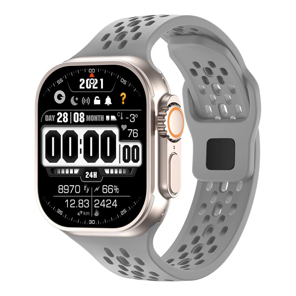 Silicone strap for Apple watch band 44mm 45m 41mm 42mm 40mm 44 45 mm ultra 49mm correa bracelet iwatch series10 9 7 8 6 5 se 4 3