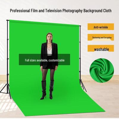 Grüner Hintergrund für Live-Übertragungen und Fotostudios