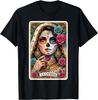 La Catrina Tarot Card Day of The Dead Dia De Los Muertos T-Shirt