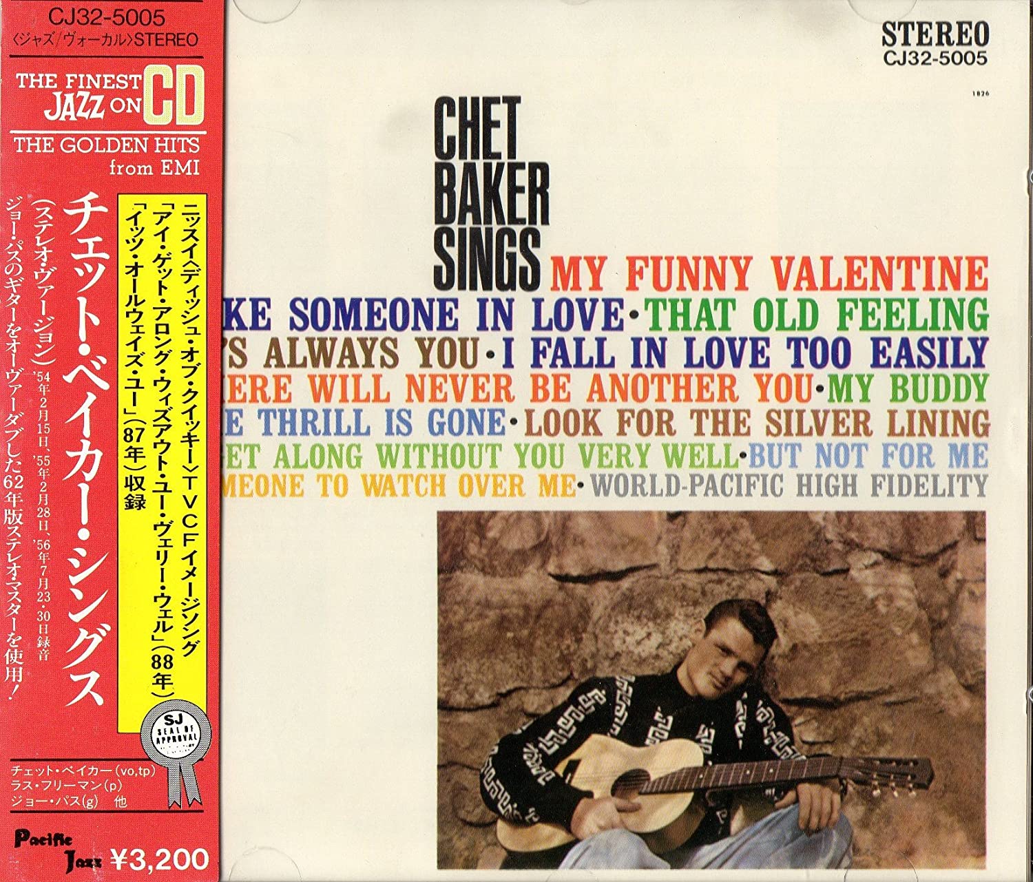 

CD CHET BAKER - Chet Baker Sings CJ325005 Pacific Jazz 1988 Japan Jazz Used