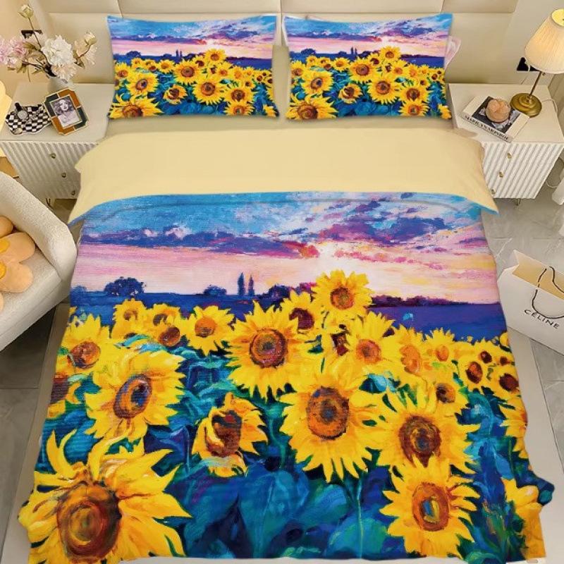 World Famous Paintings Bedding Set Artwork Duvet Cover Set King Queen Double Full Twin Single Size Bed Linen Set