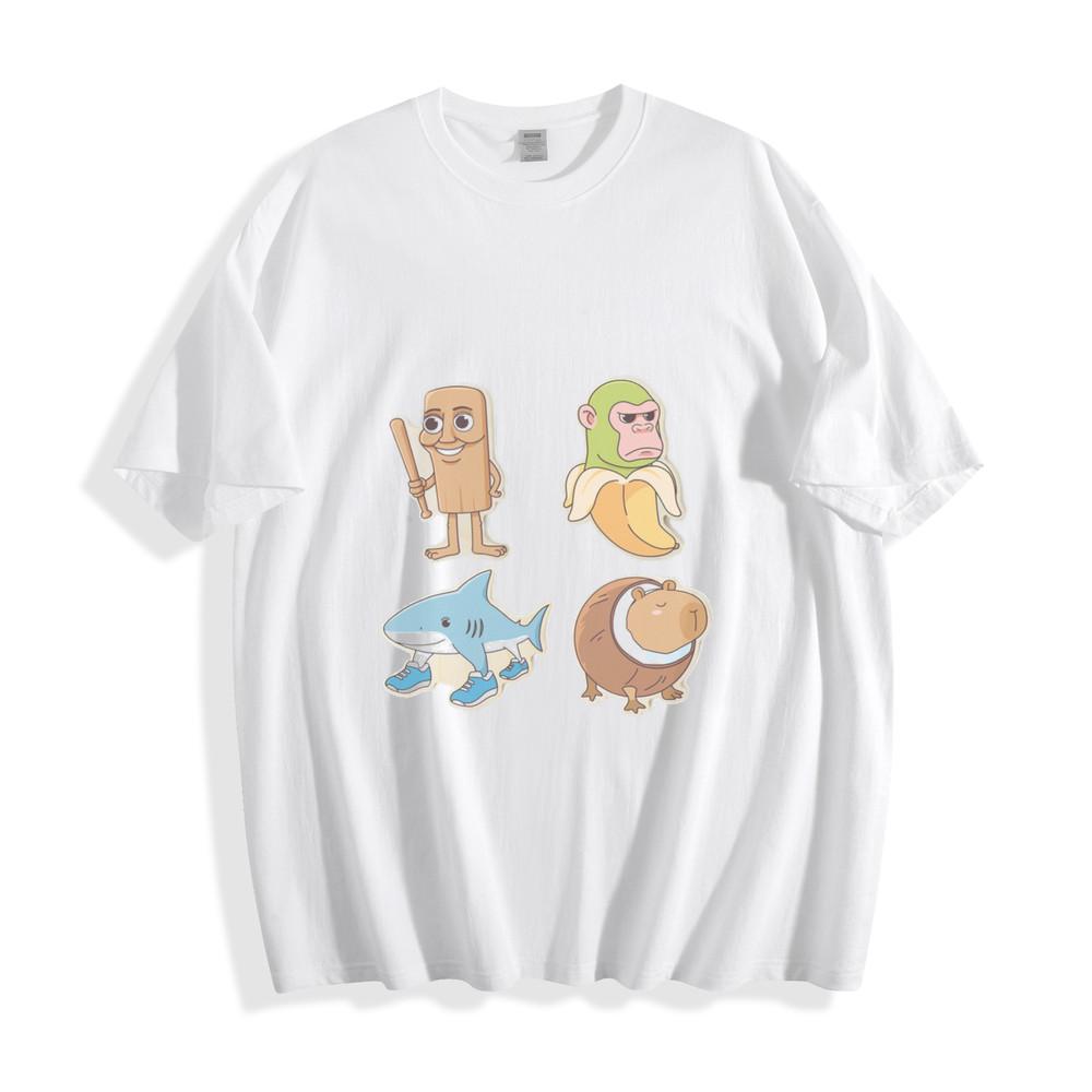 Wild Crew T-Shirt - Quirky Animal Mashup Design Unisex Tee