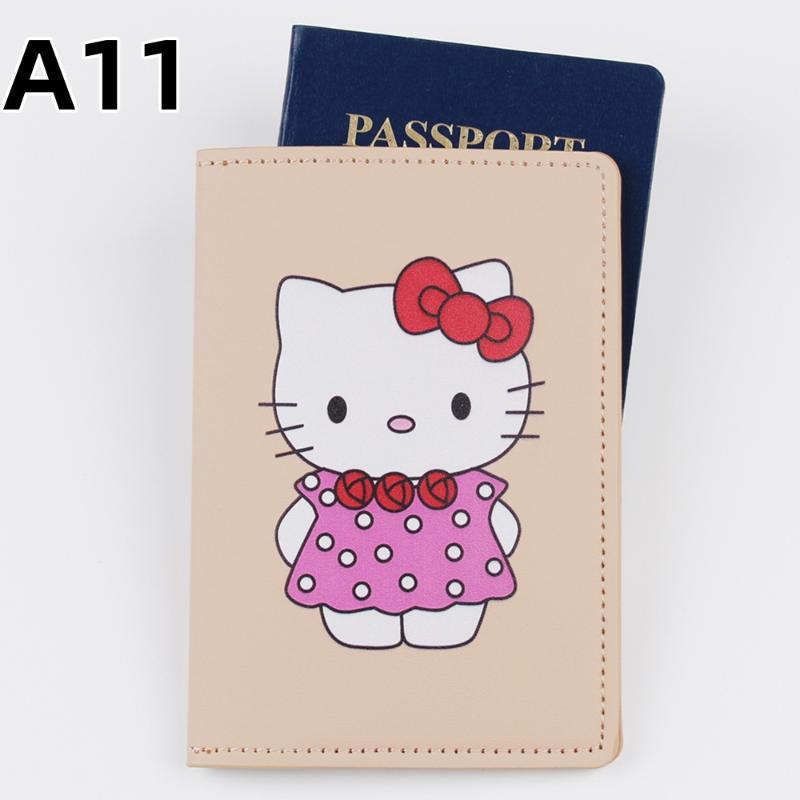 

Держатель для паспорта Сумка для хранения ID-карты Винтажная ПУ кожа Милый Кошелек для монет Подарок на день рождения для девочки