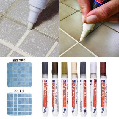 1 buc. Marcator pentru faianță, pix de reparare a peretelui, inodor, non-toxic, pentru podea cu gresie