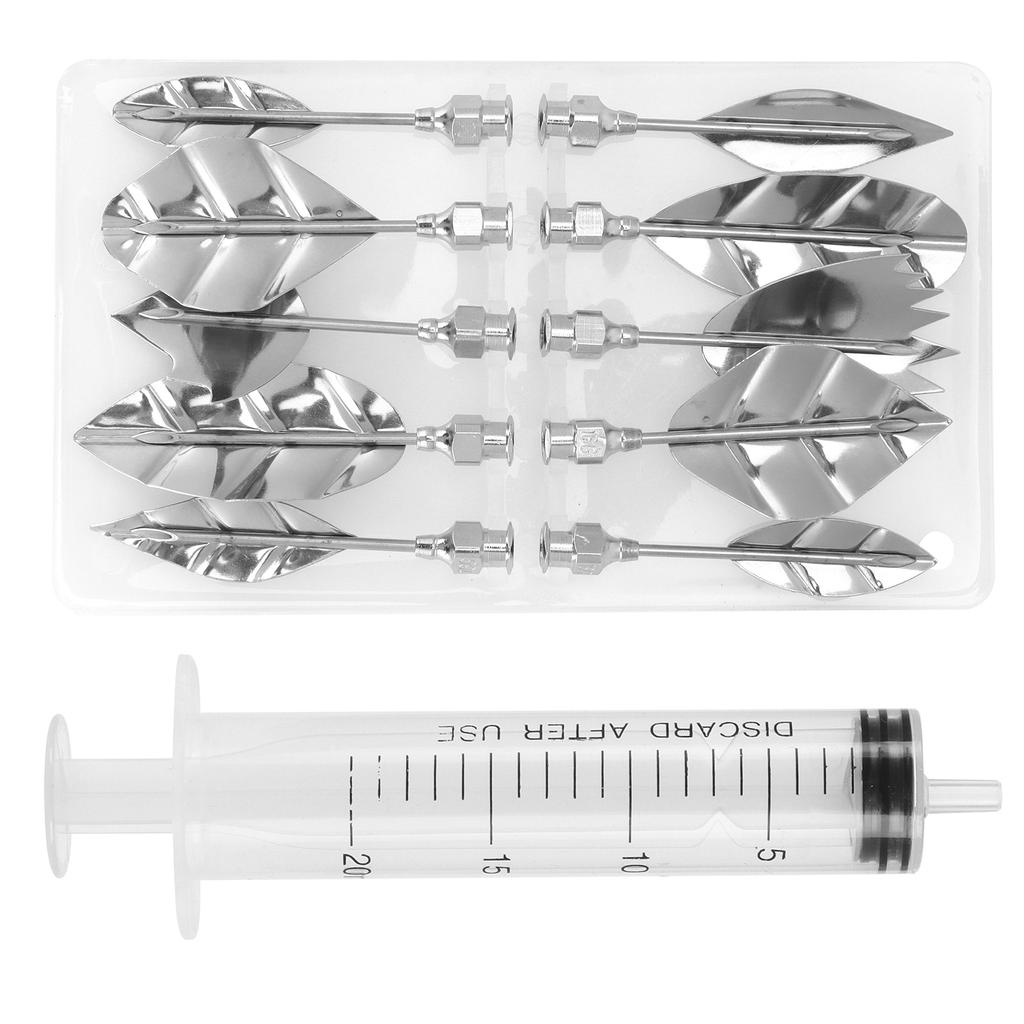 Cake Decorating Icing Piping Syringe Nozzles Set Flower Art Tools for Pudding Fondant Decor