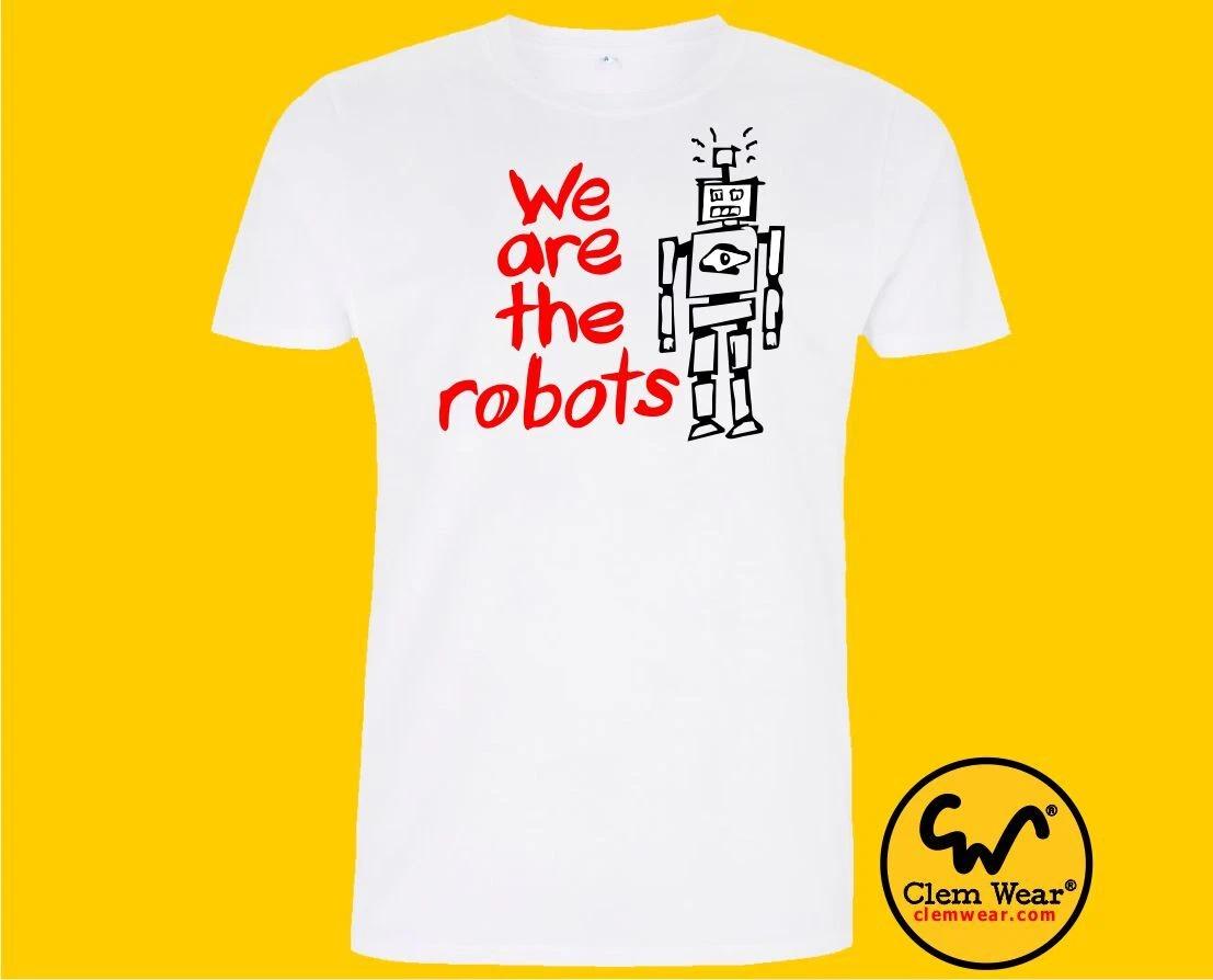 We Are The Robots tshirt tee T-shirt Kraftwerk electronic music carbon neutral S