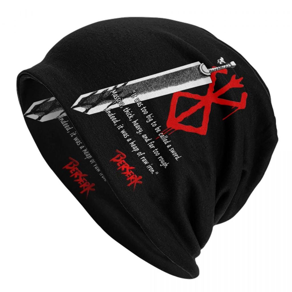 Berserk Sacrifice Mark Bonnet Hat Knitting Hat Unisex Women Fashion Unisex Kentarou Miura Manga Winter Warm Skullies Beanies Caps