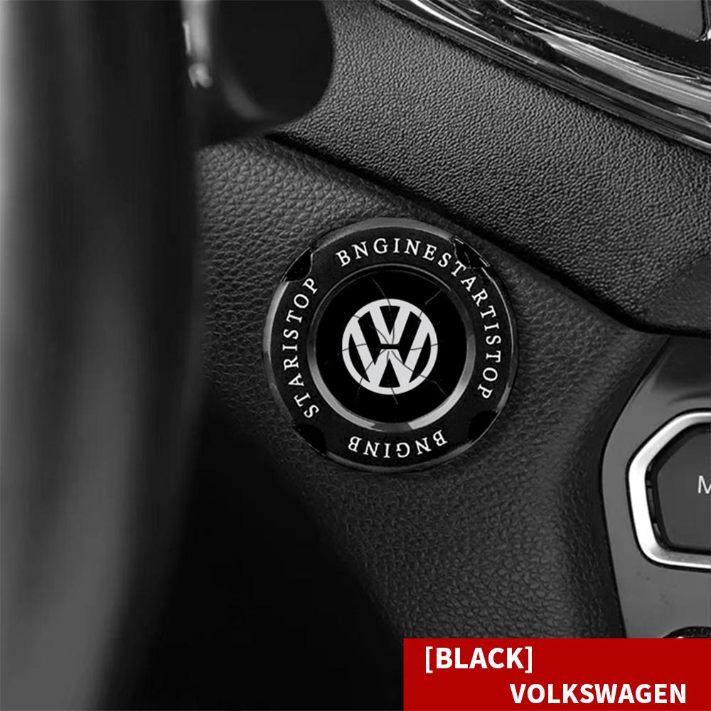 2026 Hot Car Ignition Device One-button Start Cover Decoration Sticker for VW Touran Sharan Jetta TDI R32 Passat Golf Polo GTI Scirocco ET1