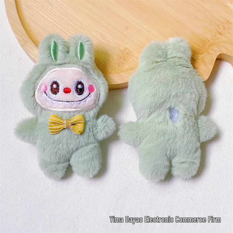 

Милый пищащий кулон Лабубу, плюшевая кукла-шарм