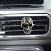 Creative Car Accessories for Drivers Skull Air Vent Clip, Retro Alloy Dashboard Auto Freshener Holder Trim Funny Head Interior Personalized